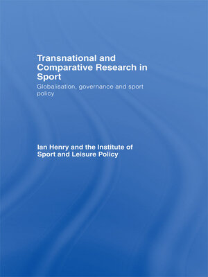 cover image of Transnational and Comparative Research in Sport